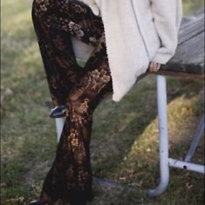 Free people float on velvet flare pant, xs